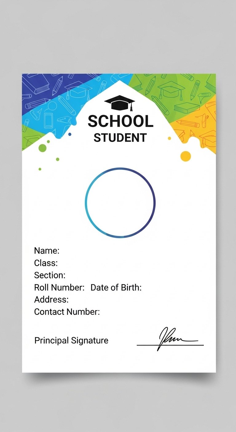 Free ID Card Template PSD – Editable Employee & Student ID Designs (44)